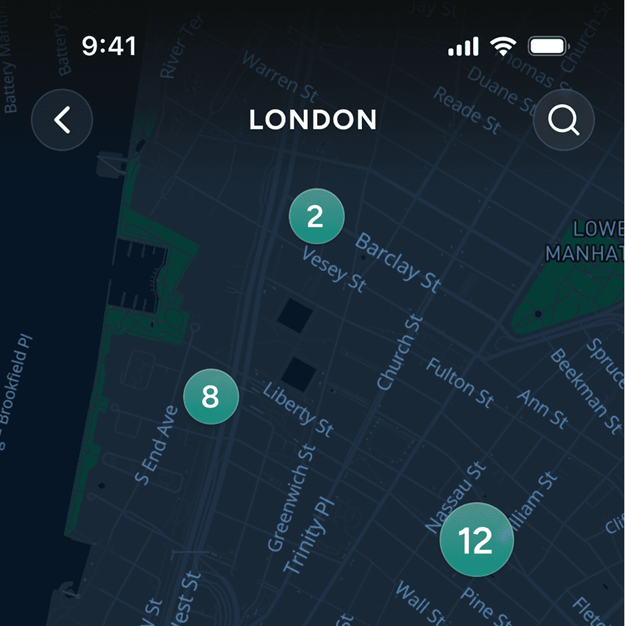 Tickadoo map experience